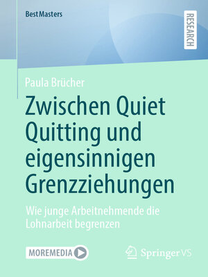 cover image of Zwischen Quiet Quitting und eigensinnigen Grenzziehungen